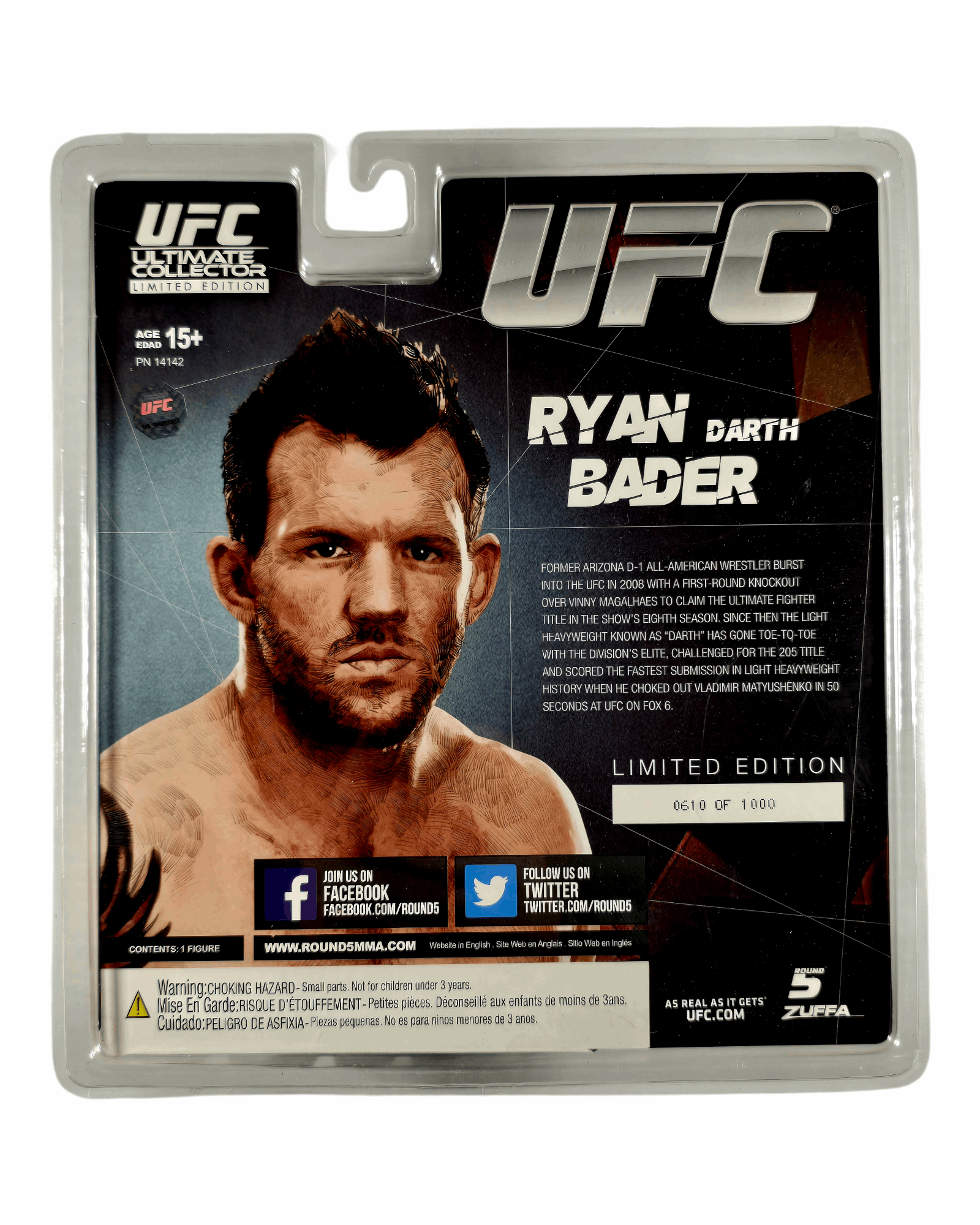 UFC Ultimate Collector Ryan "Darth" Bader, Round 5