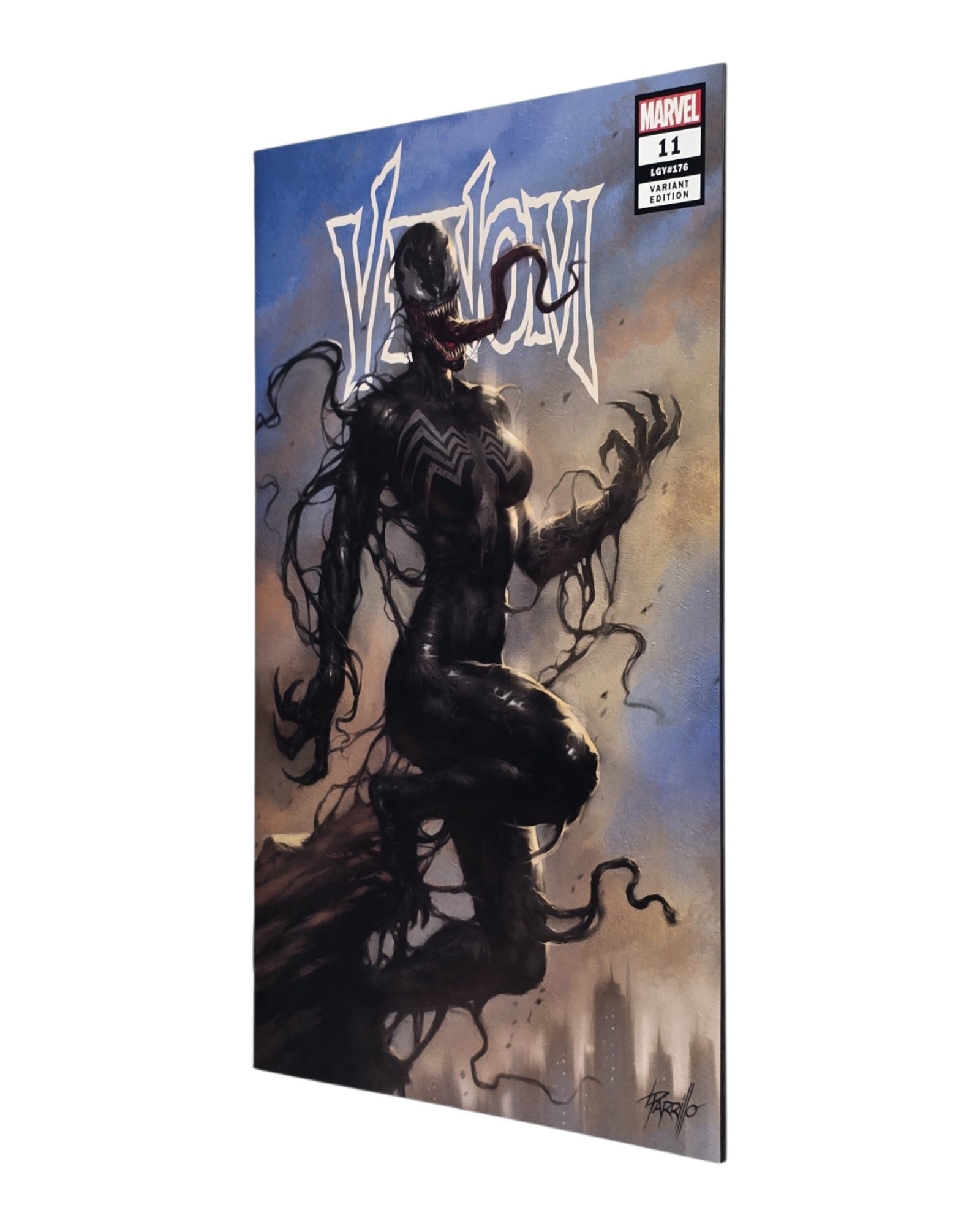 Venom Vol. 4 #11, Frankie's Comics Excl Trade Dress, Marvel '19 — front cover, fore edge