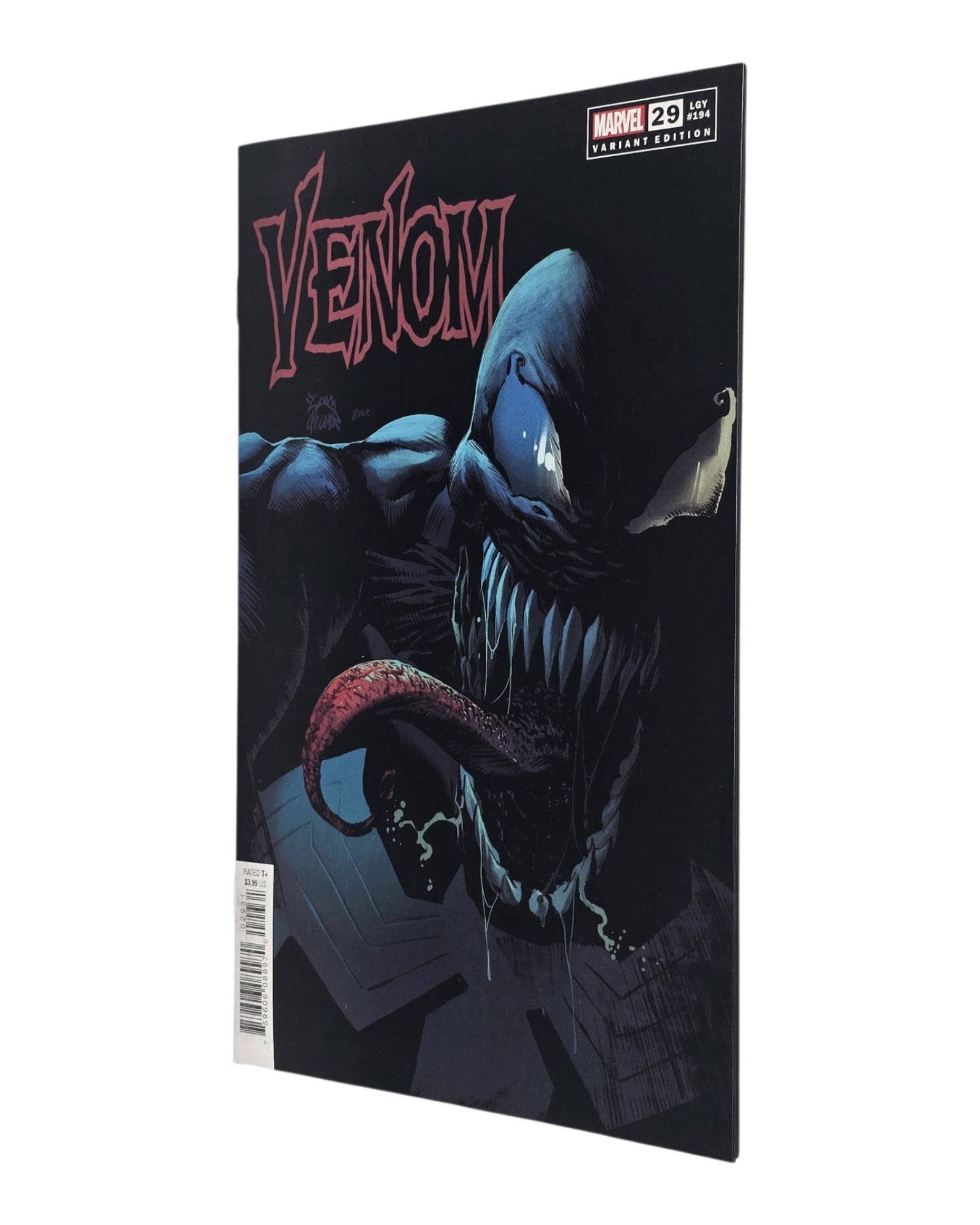 Venom Vol. 4 #29C, Ryan Stegman Cover, Marvel '20 — front cover, fore edge