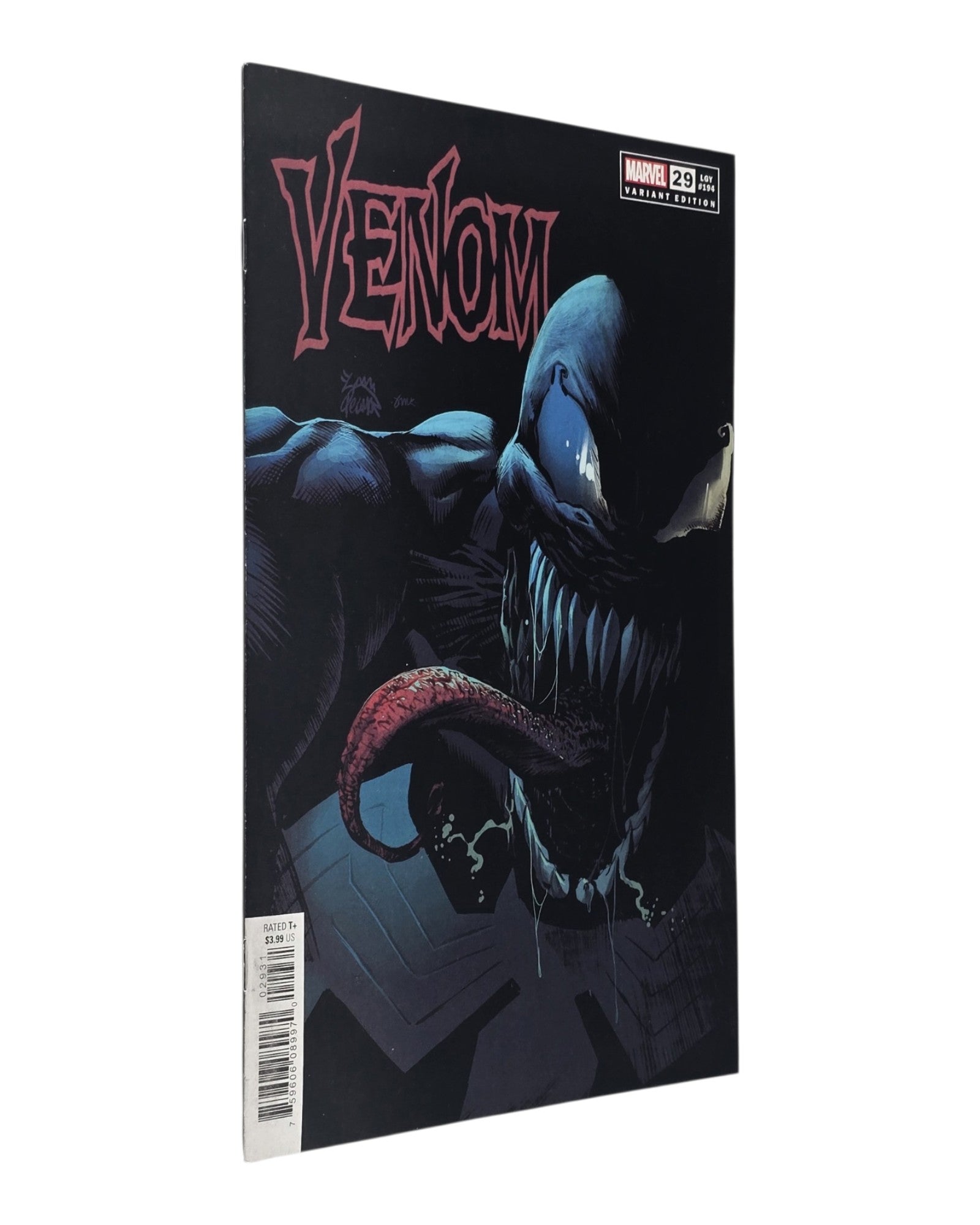 Venom Vol. 4 #29C, Ryan Stegman Cover, Marvel '20 — front cover, spine edge