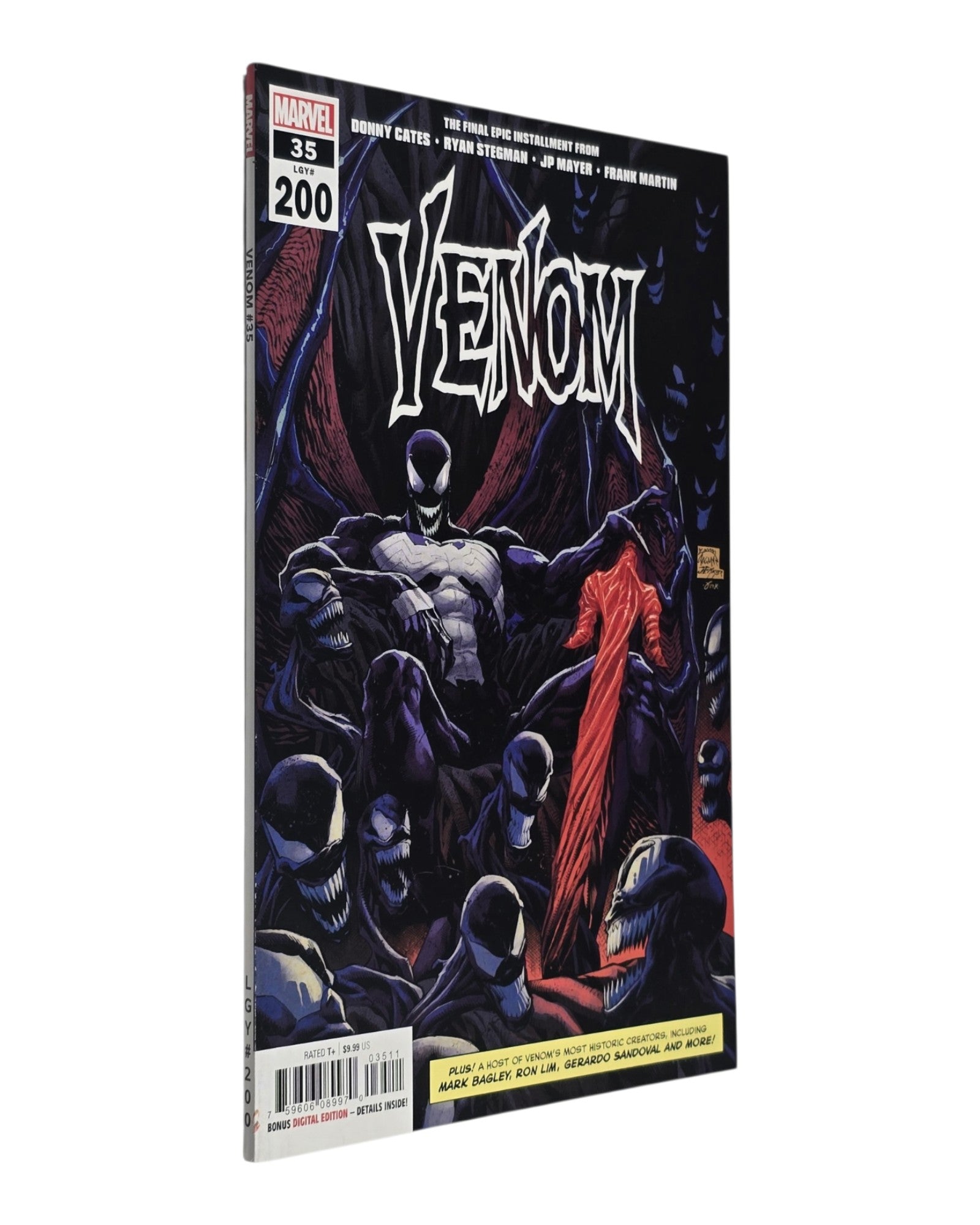Venom Vol. 4 #35A, Ryan Stegman Cover, Marvel '21 — front cover, spine edge