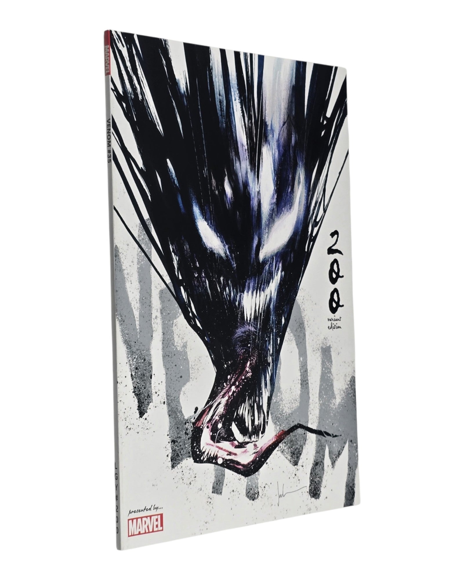 Venom Vol. 4 #35E, Jock Cover, Marvel '21 — front cover, spine edge