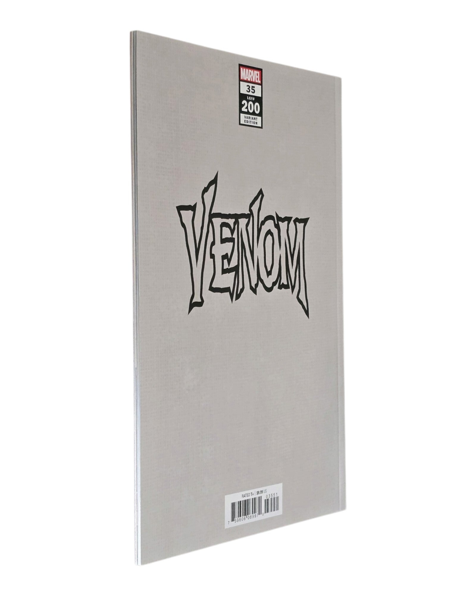 Venom Vol. 4 #35E, Jock Cover, Marvel '21 — back cover, fore edge