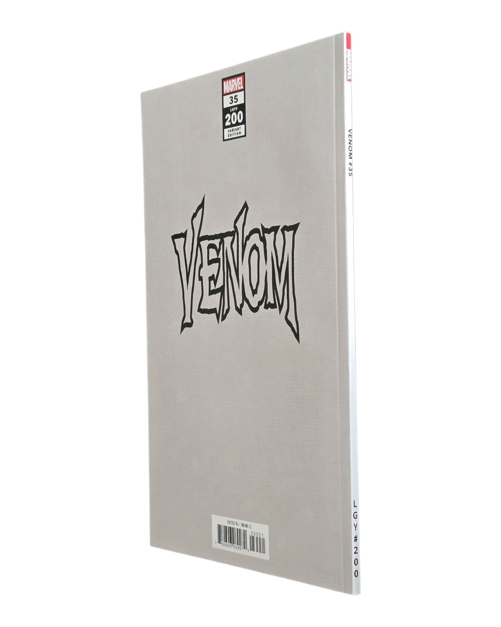 Venom Vol. 4 #35E, Jock Cover, Marvel '21 — back cover, spine edge