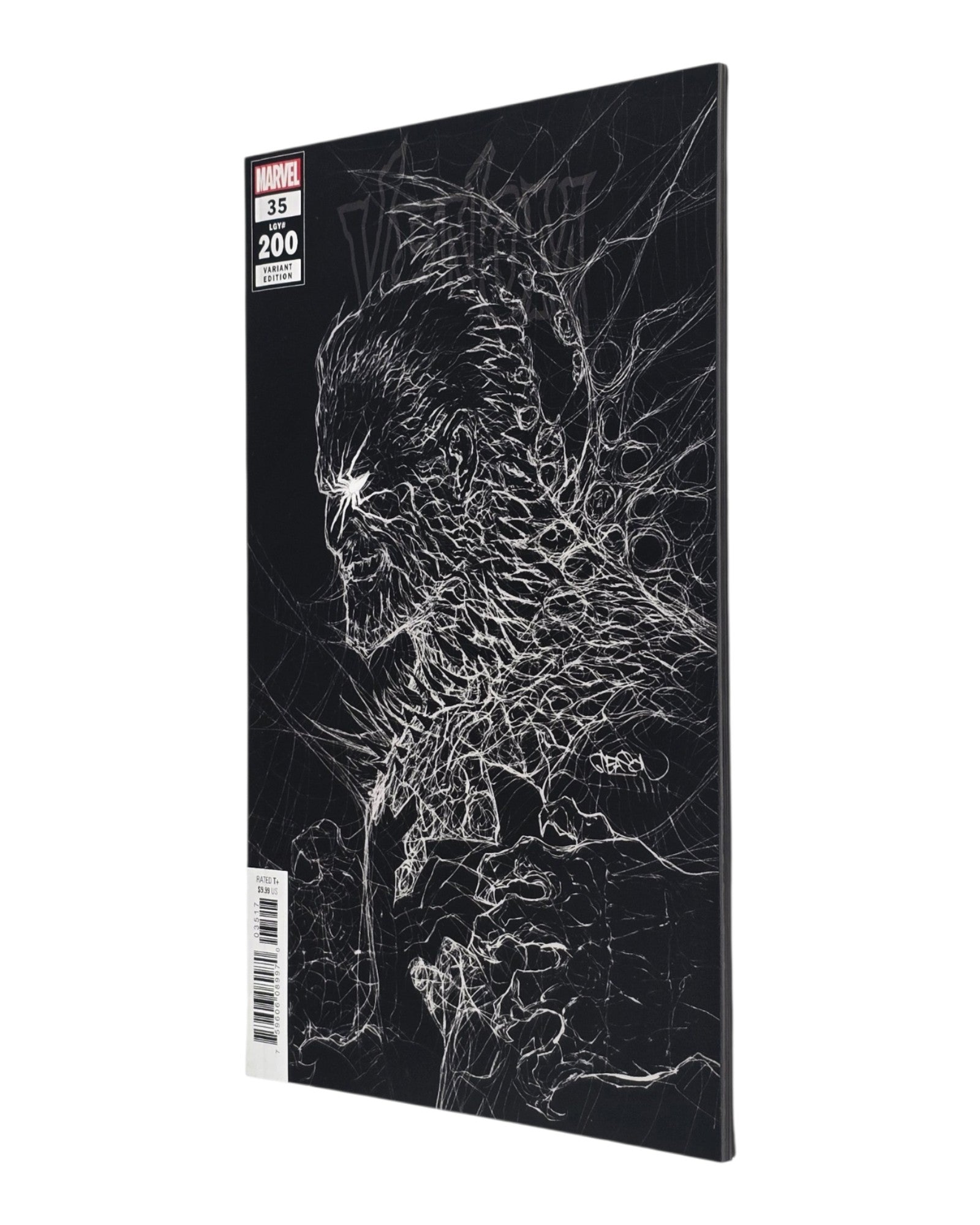 Venom Vol. 4 #35K, Patrick Gleason Trade Variant, Marvel '21 — front cover, fore edge