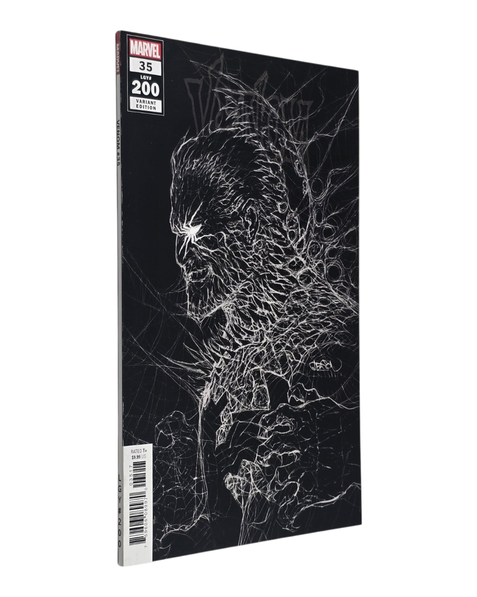 Venom Vol. 4 #35K, Patrick Gleason Trade Variant, Marvel '21 — front cover, spine edge