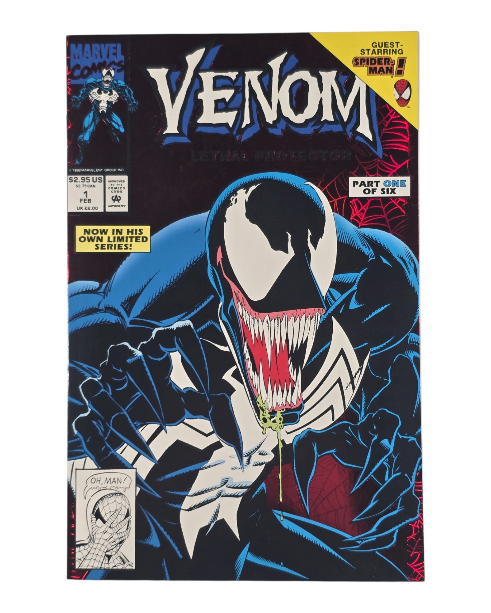 Venom: Lethal Protector #1A, Mark Bagley Cover, Marvel '93
