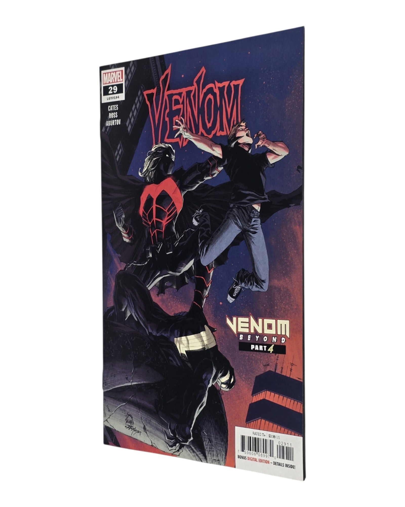 Venom Vol. 4 #29A, Ryan Stegman Cover, Marvel '20 — front cover, fore edge