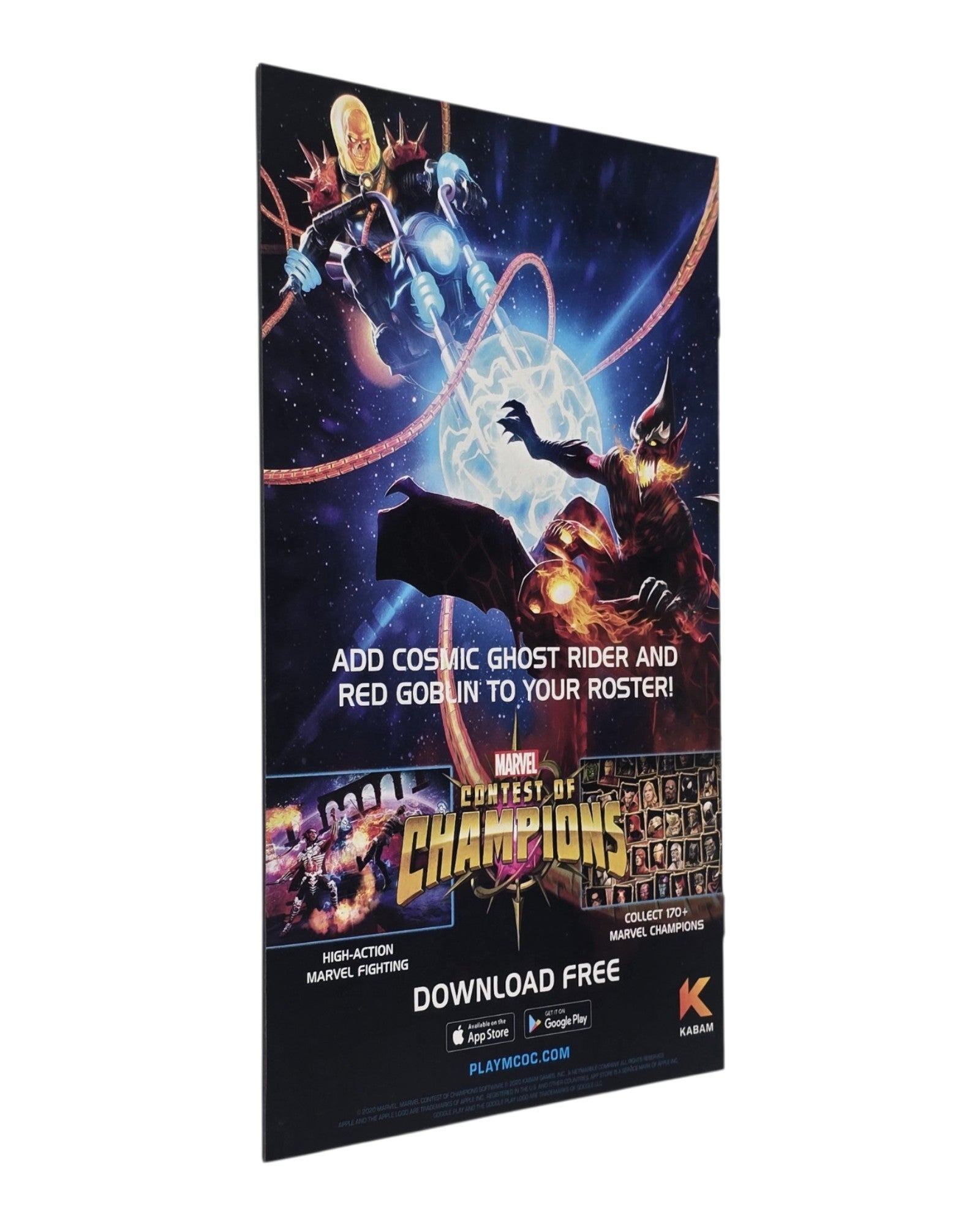 Venom Vol. 4 #29D, Aaron Kuder Fortnite Cover, Marvel '20 — back cover, fore edge