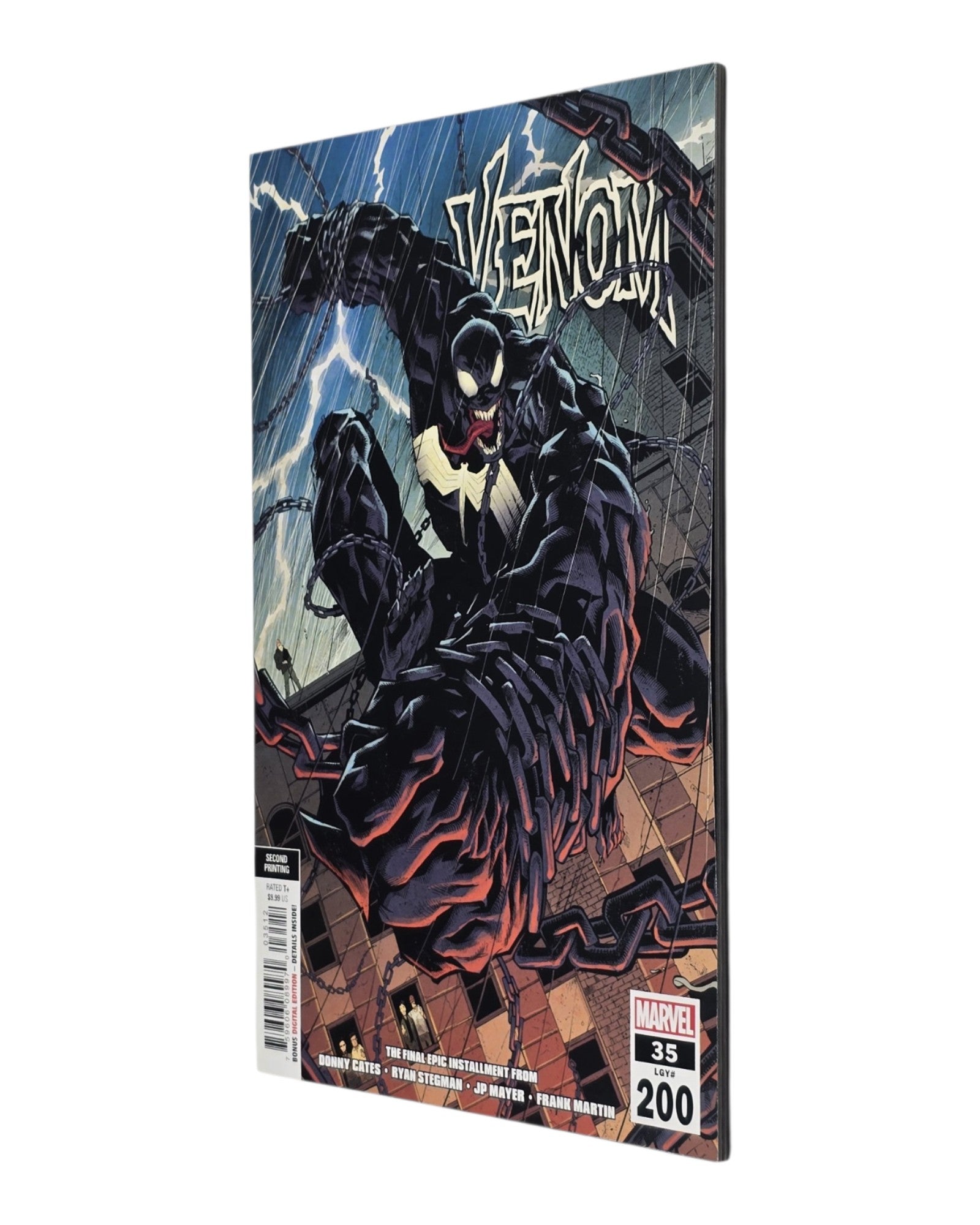 Venom Vol. 4 #35, 2nd Print, Marvel '21 — front cover, fore edge
