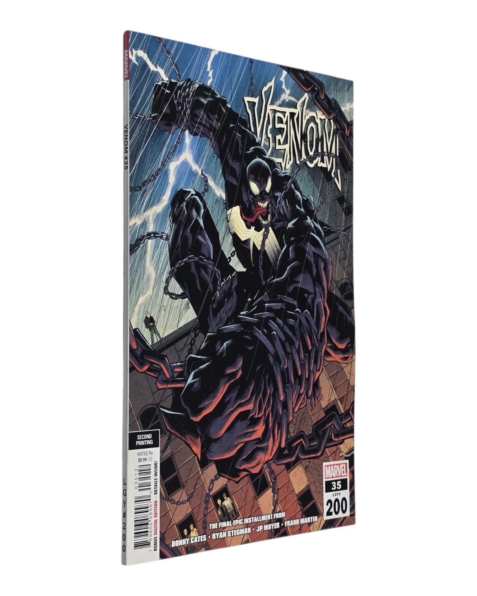 Venom Vol. 4 #35, 2nd Print, Marvel '21 — front cover, spine edge