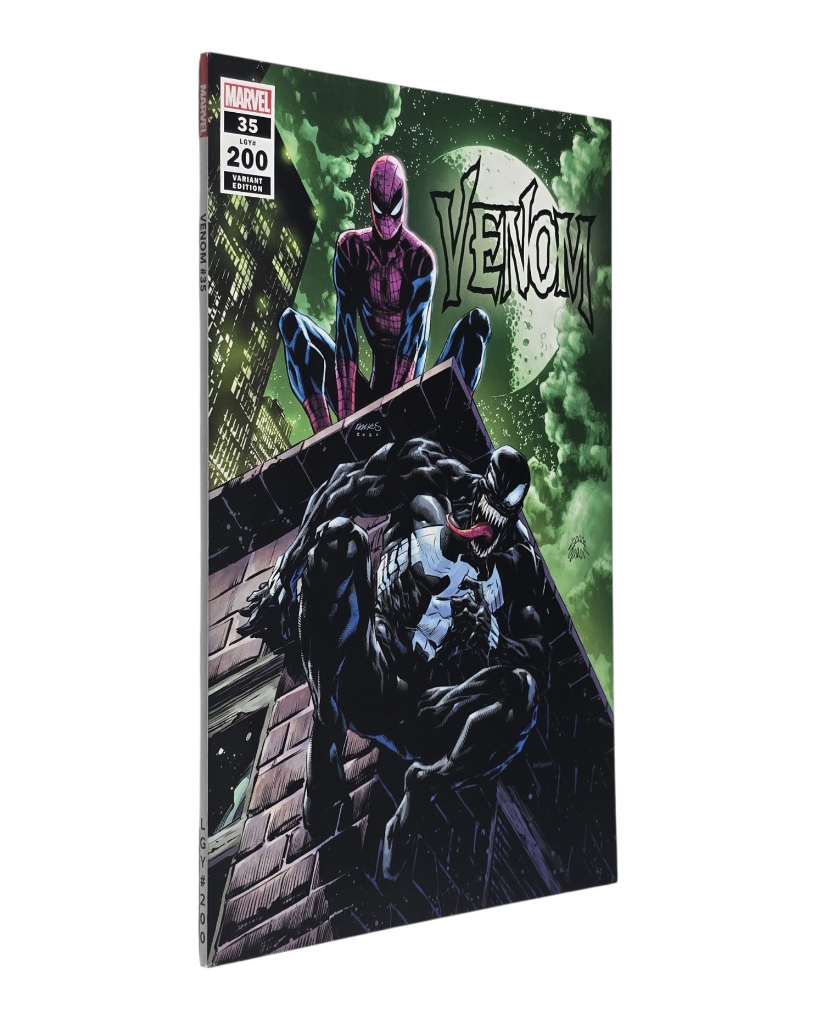 Venom Vol. 4 #35AD, Hero Initiative Excl, Ramos & Stegman, Marvel '21 — front cover, spine edge
