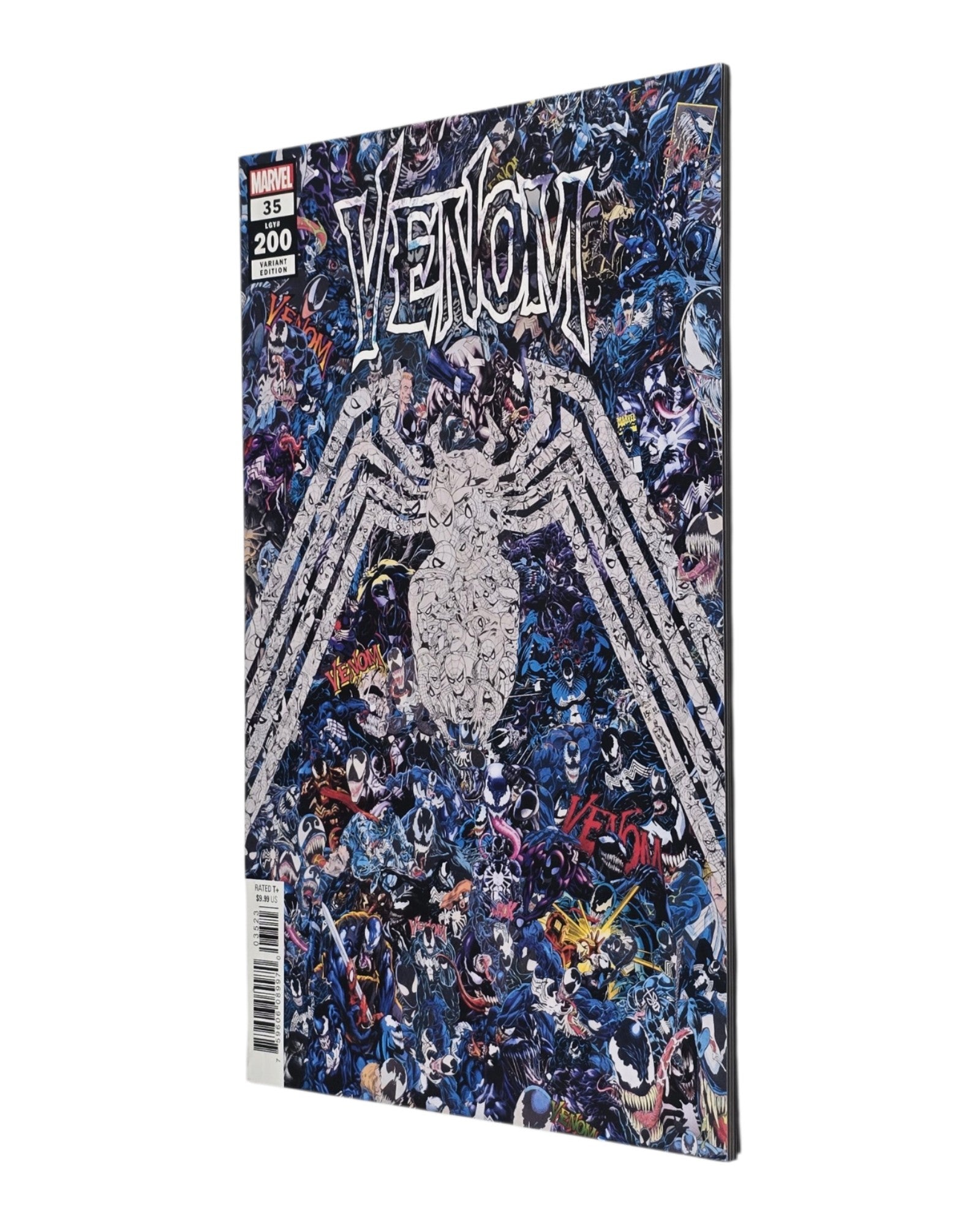 Venom Vol. 4 #35, Many Venoms, Marvel '21 — front cover, fore edge