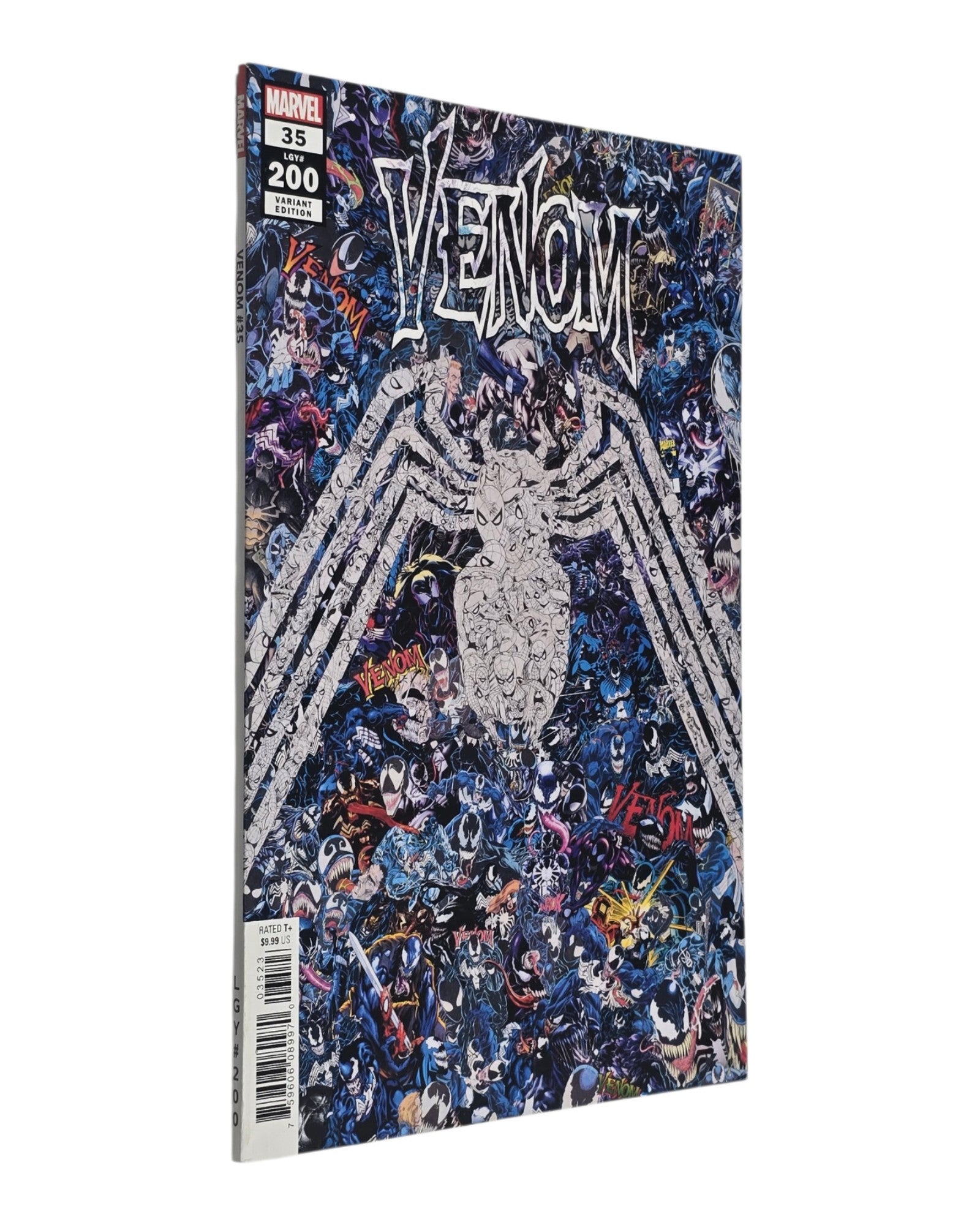 Venom Vol. 4 #35, Many Venoms, Marvel '21 — front cover, spine edge