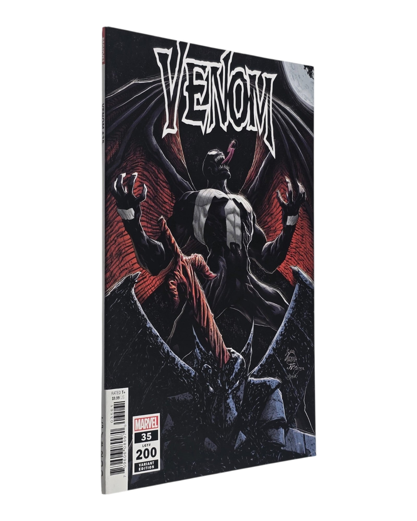 Venom Vol. 4 #35F, Ryan Stegman Variant Cover, Marvel '21 — front cover, spine edge