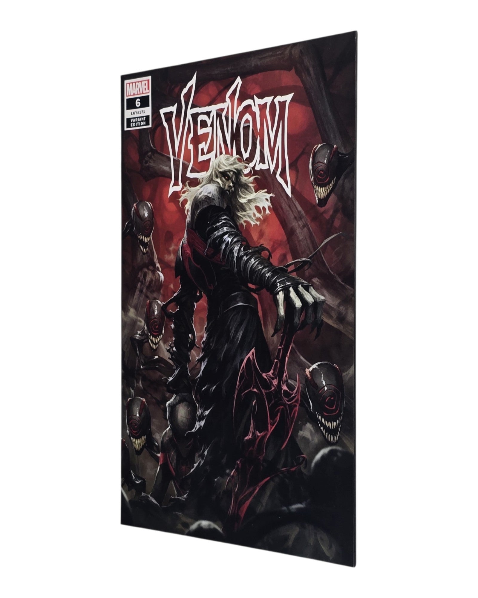 Venom Vol. 4 #6, Frankie's Comics Excl Variant, Marvel '18 — front cover, fore edge