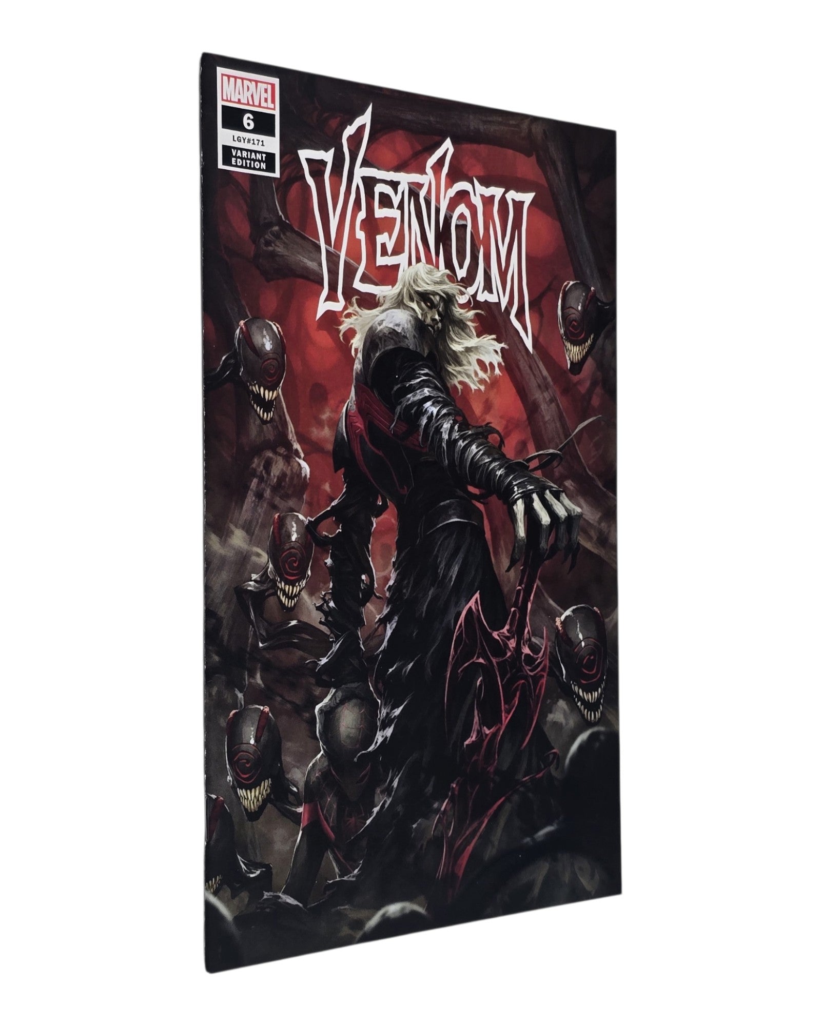 Venom Vol. 4 #6, Frankie's Comics Excl Variant, Marvel '18 — front cover, spine edge