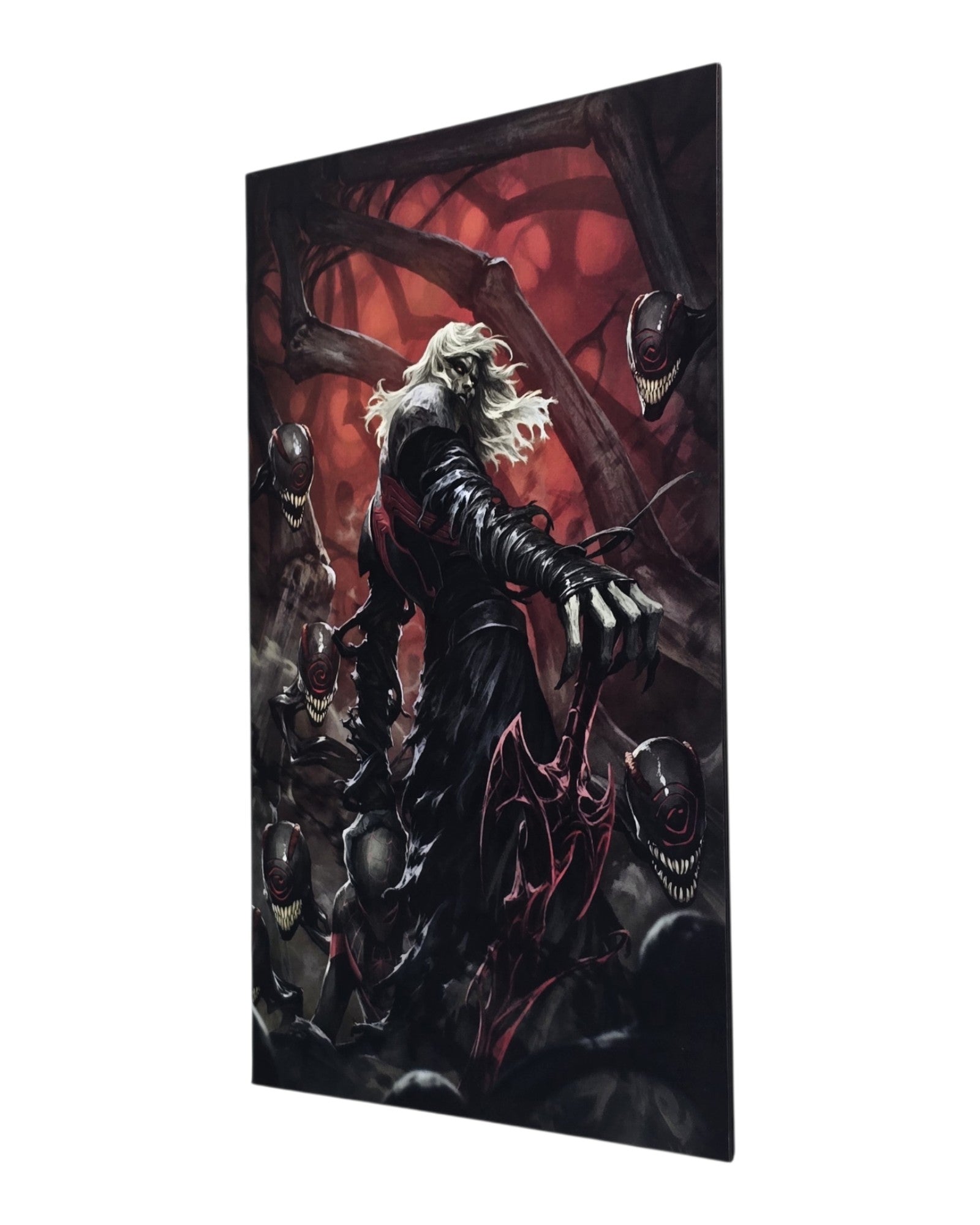 Venom Vol. 4 #6, Frankie's Comics Excl Virgin, Marvel '18 — front cover, fore edge