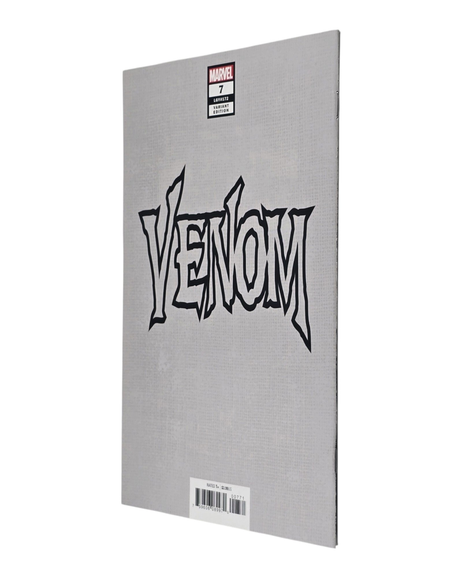 Venom Vol. 4 #7, PX Variant, Marvel '18 — back cover, spine edge