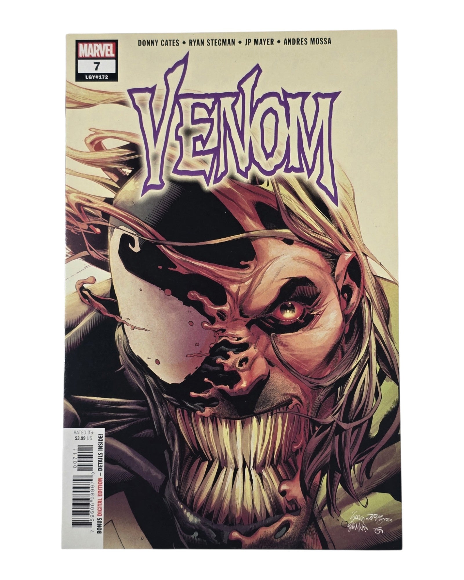 Venom Vol. 4 #7A, Ryan Stegman Cover, Marvel '18
