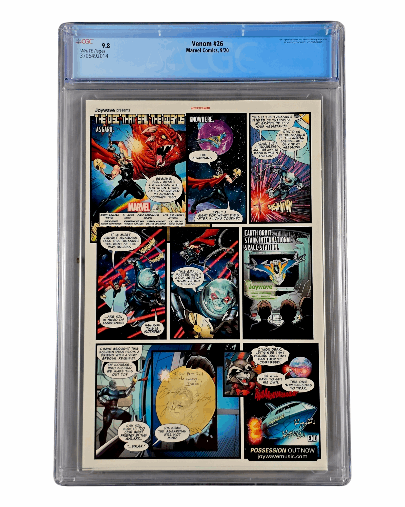 Venom v4 #26A, CGC 9.8 (14), Marvel '20