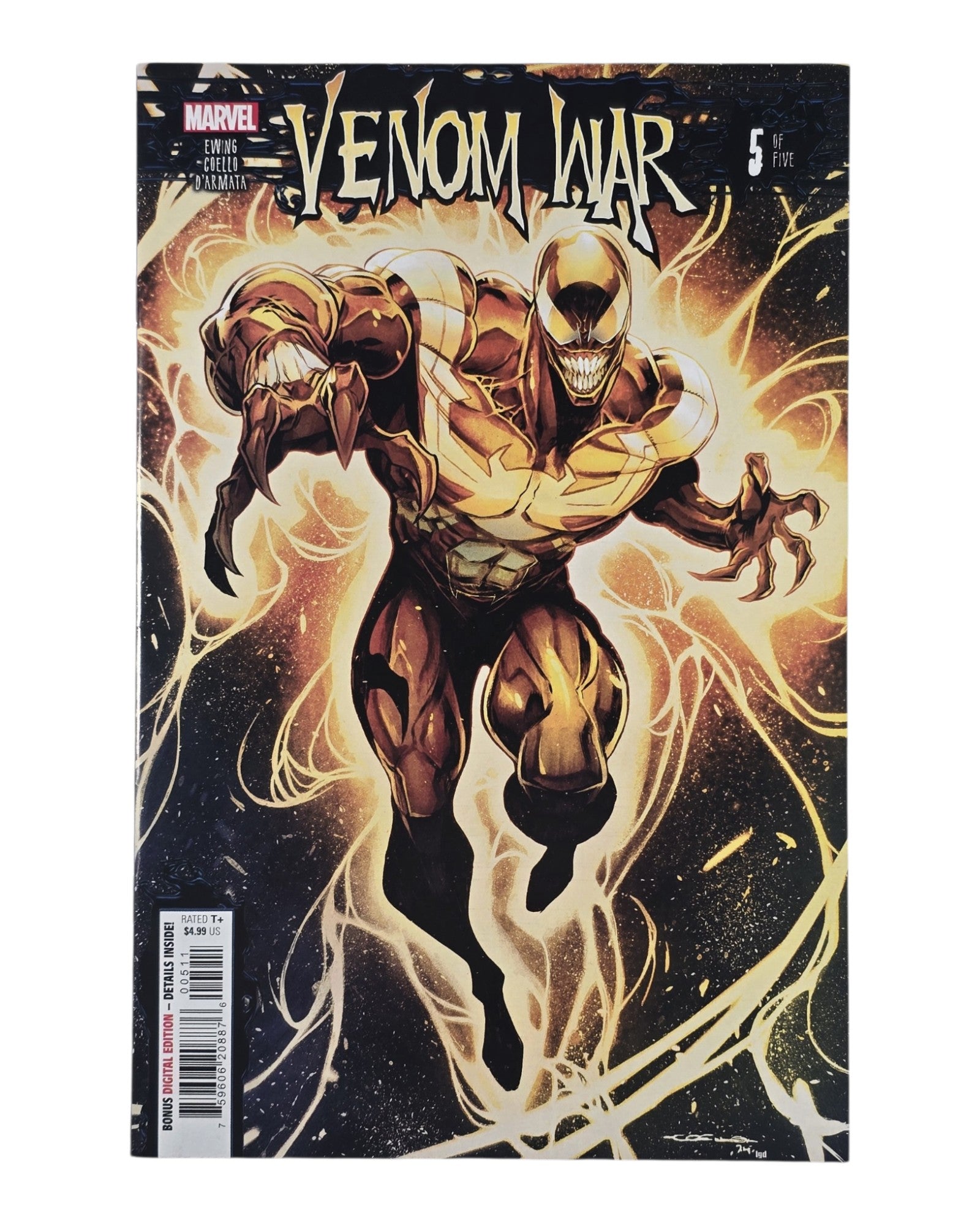 Venom War #5A, Iban Coello Cover, Marvel '24