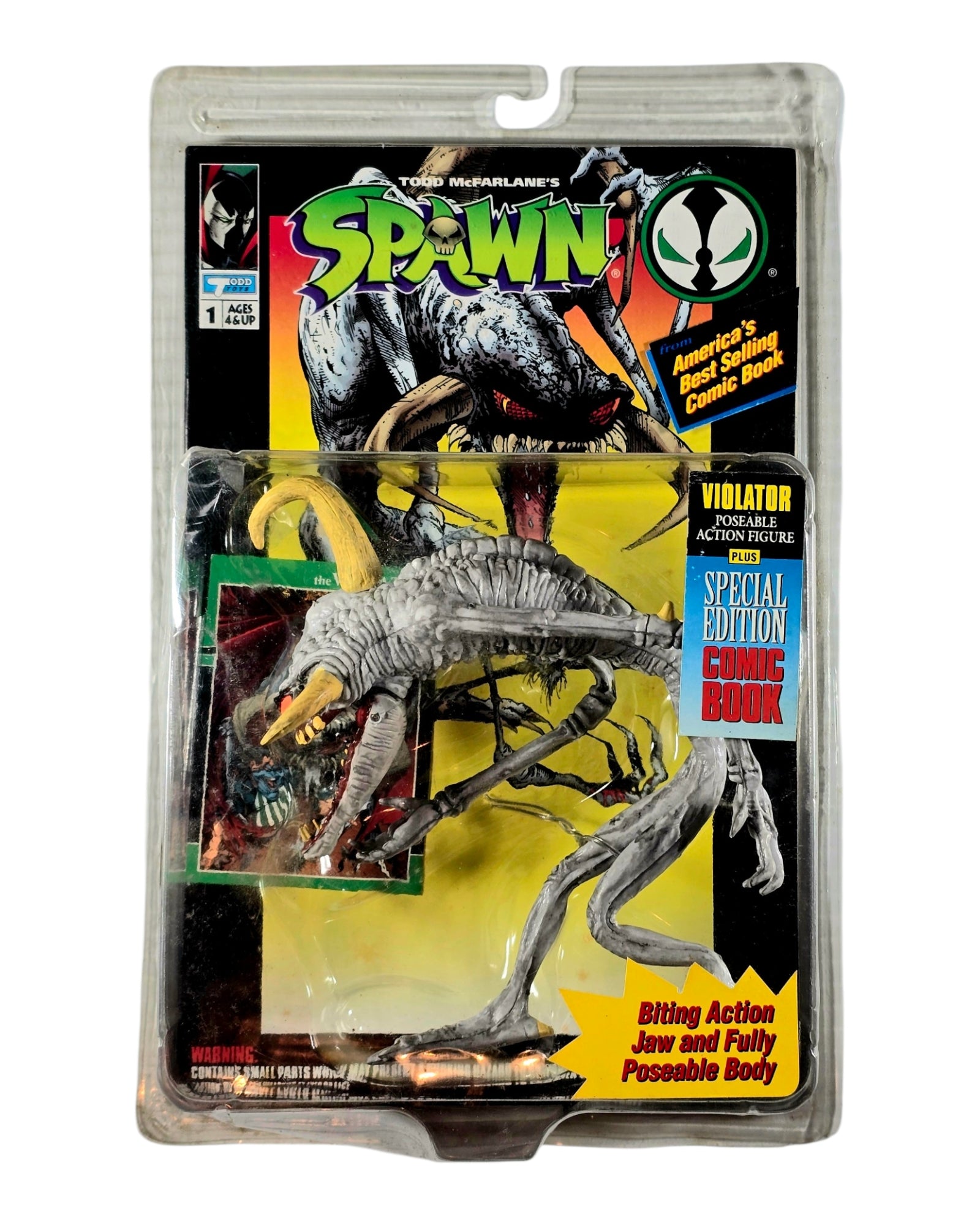 Spawn Violator Green Insert Card Variant, Todd Toys '94