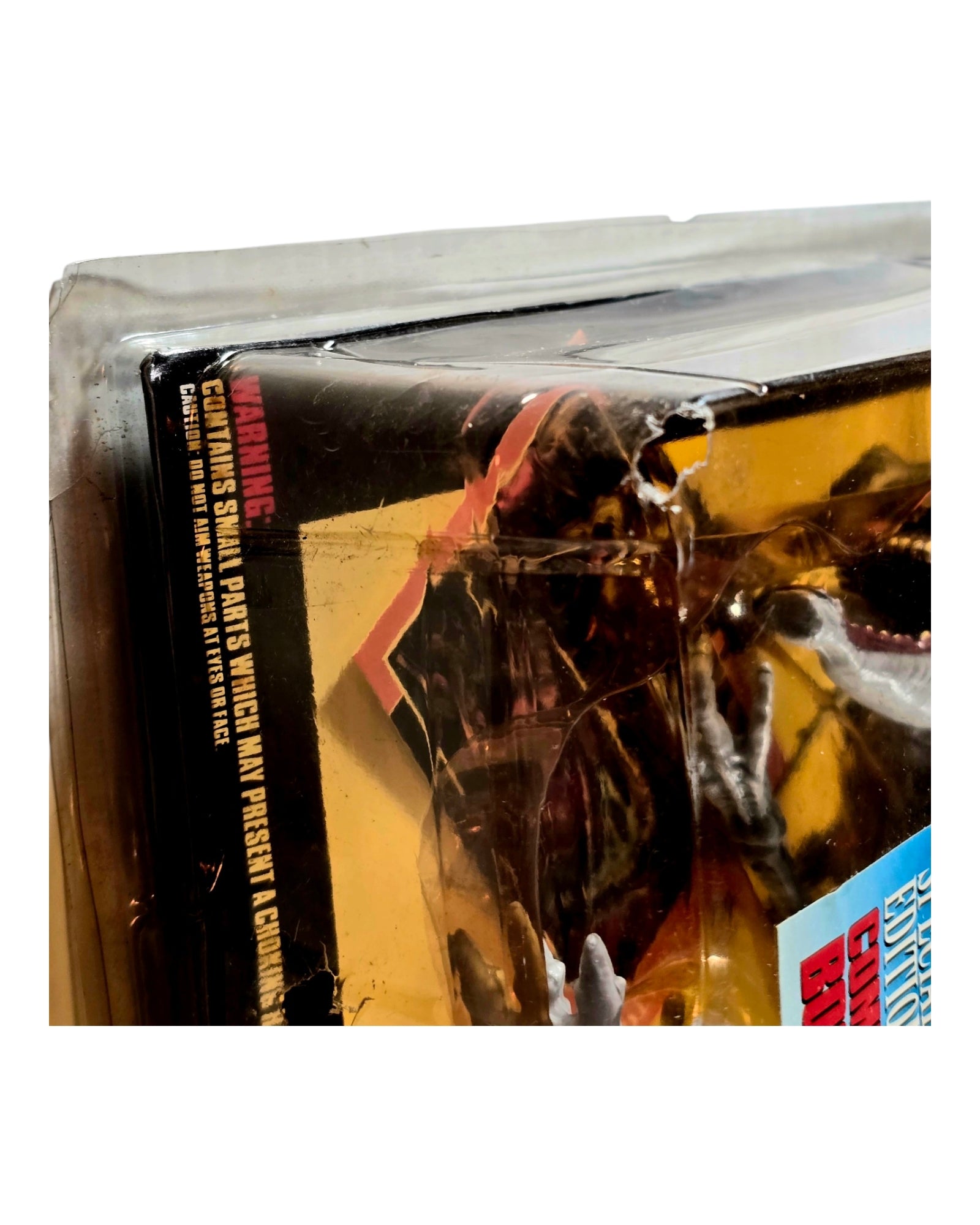 Spawn Series 1 Violator, Orange Insert Card Variant, Todd Toys '94 — bottom of package