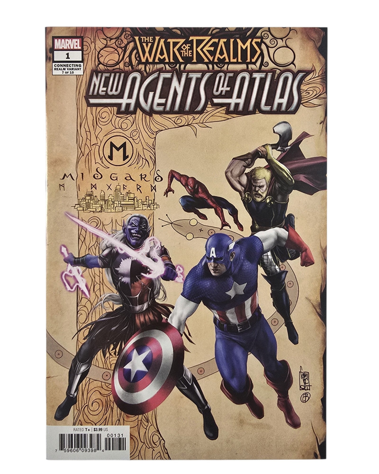 War of the Realms: New Agents of Atlas #1C, Camuncoli Cover, Marvel '19