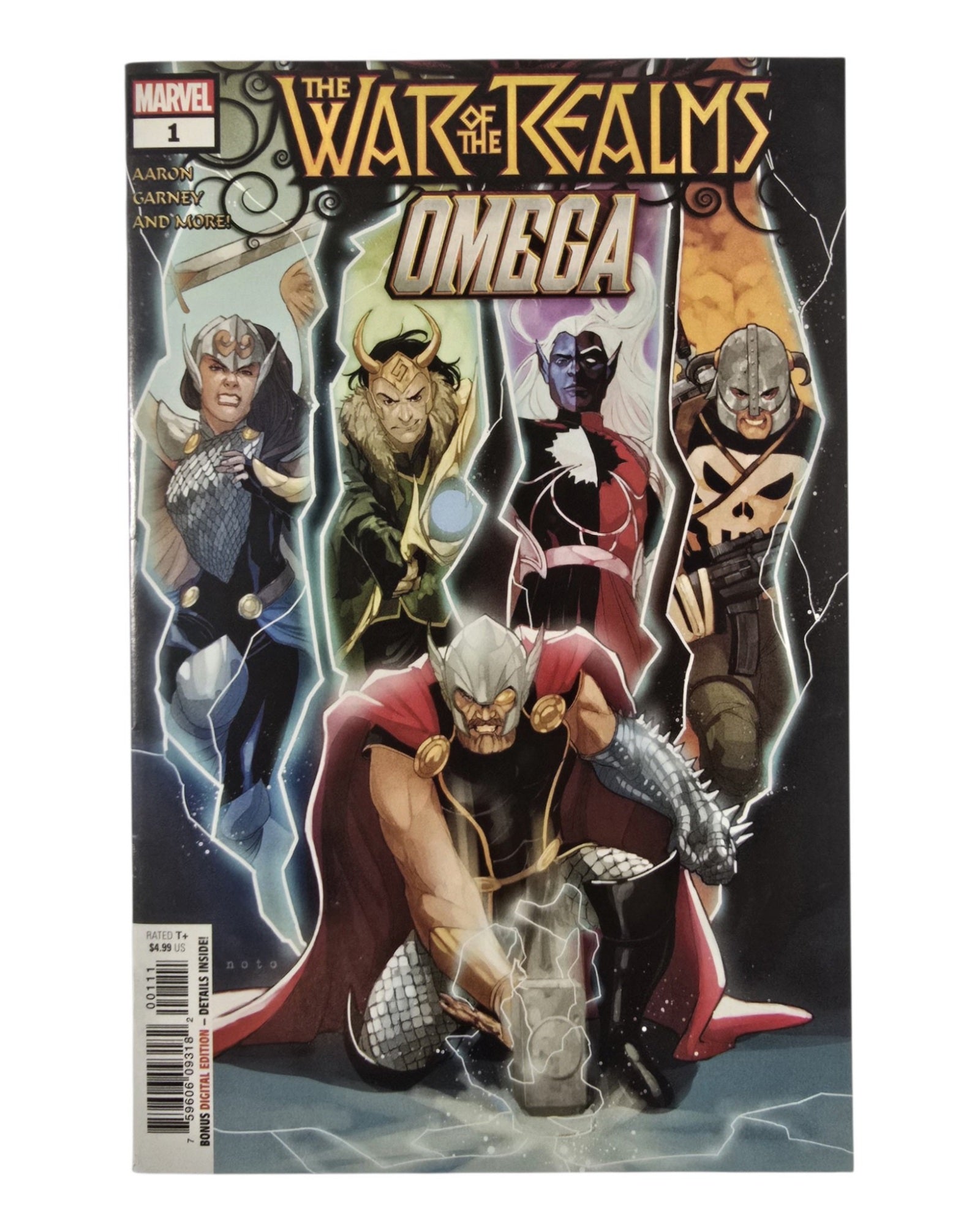 War of the Realms: Omega #1A, Phil Noto Cover, Marvel '19