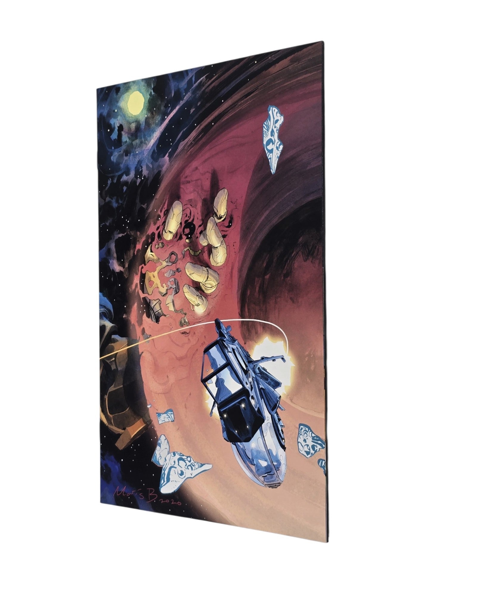 We Only Find Them When They're Dead #1D, Matías Bergara Cover, BOOM! '20 — front cover, fore edge