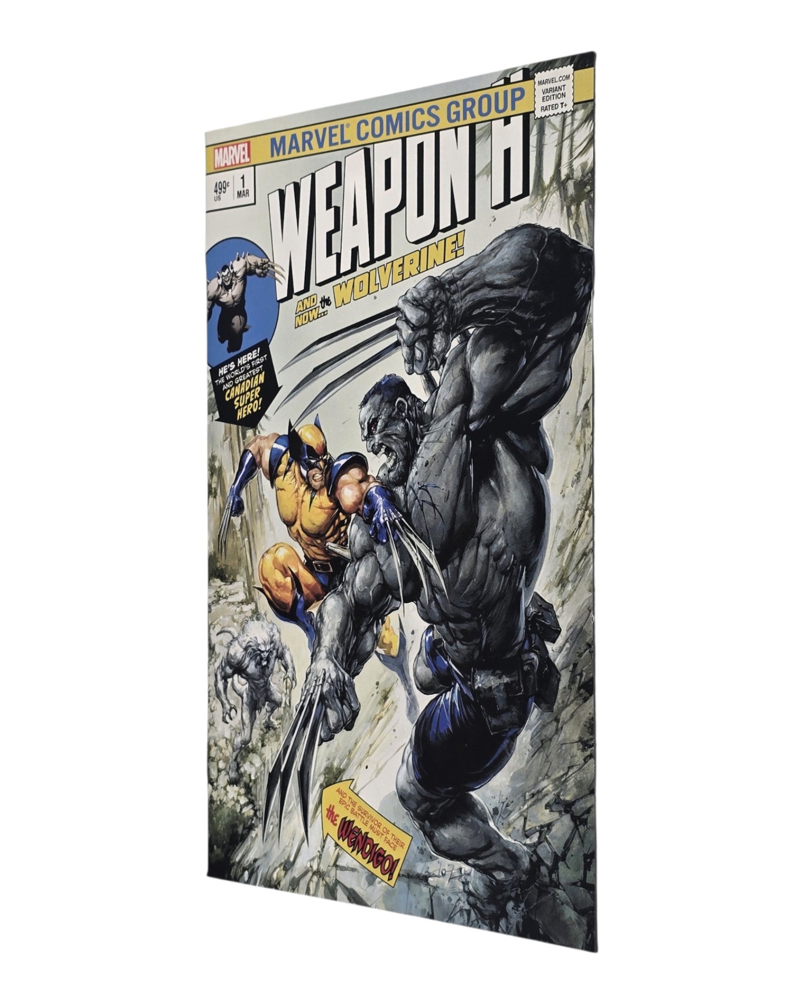 Weapon H #1 Variant, Marvel '18 — front cover, fore edge