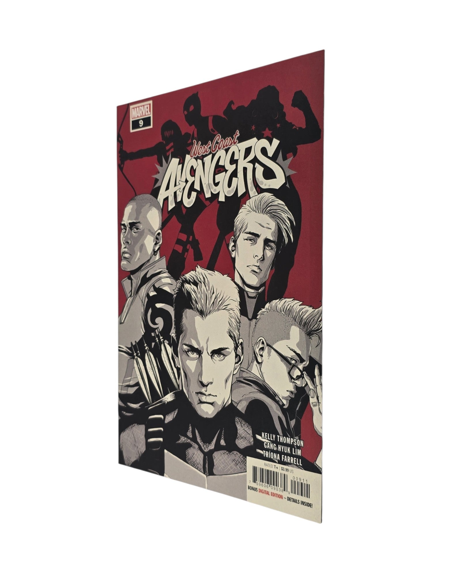 West Coast Avengers Vol. 3 #9, Gang Hyuk Lim Cover, Marvel '19 — front cover, fore edge