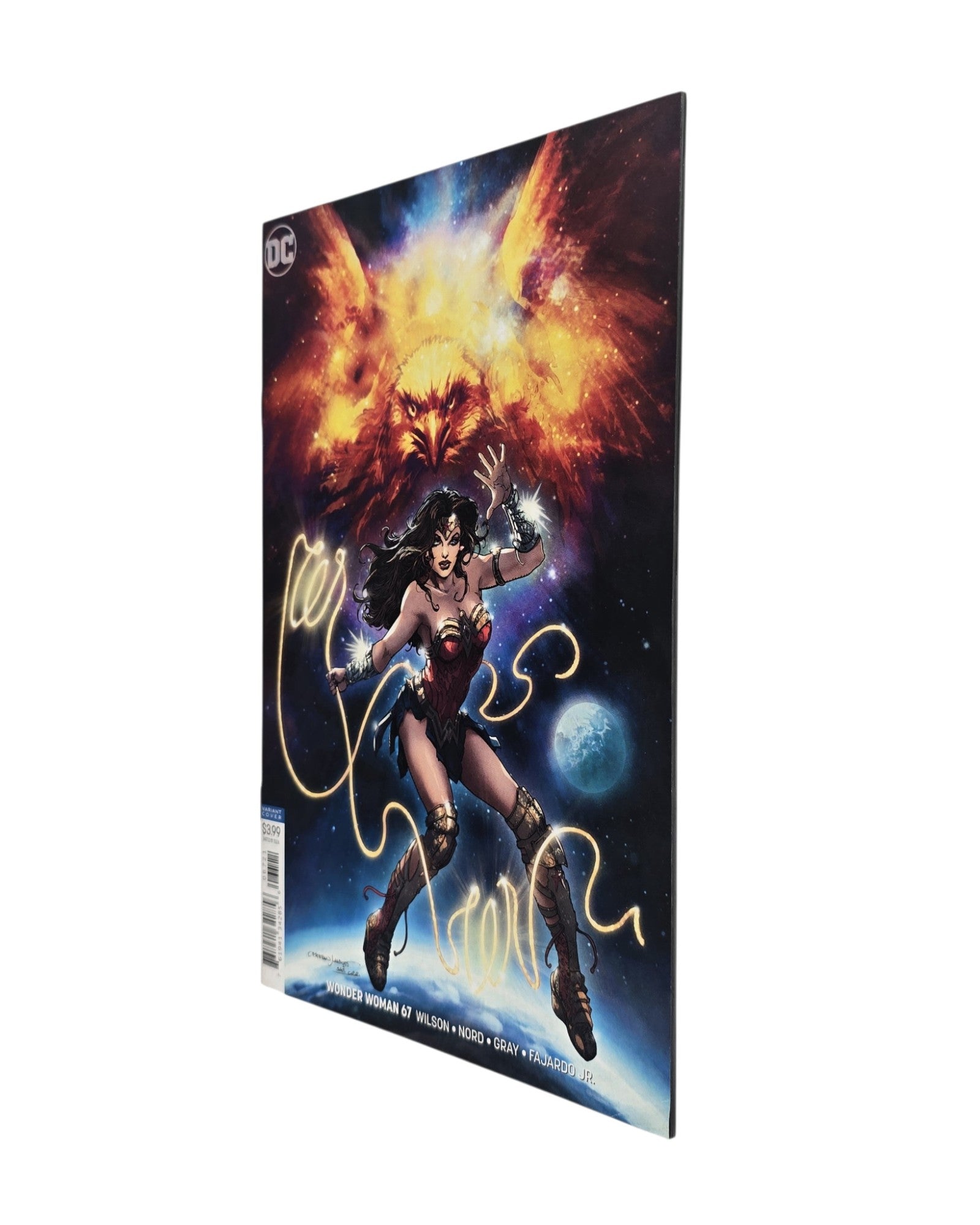 Wonder Woman Vol. 5 #67B, Esteban Maroto Cover, DC '19 — front cover, fore edge