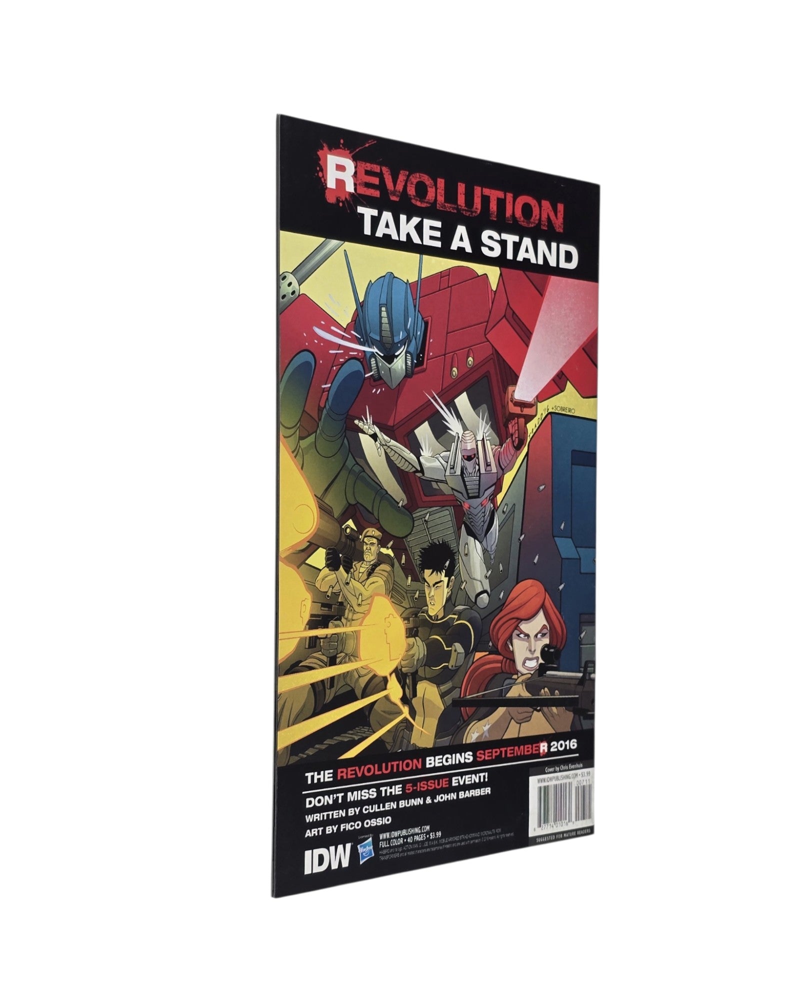 Wynonna Earp Vol. 2 #7A, IDW '16 — back cover, fore edge