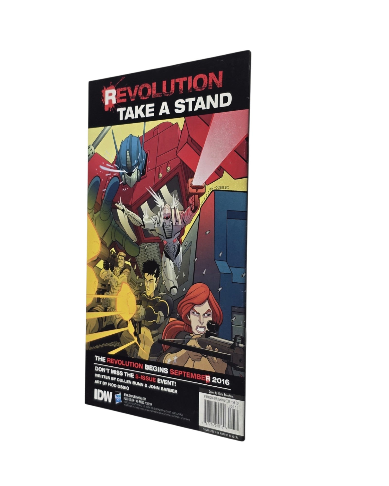 Wynonna Earp Vol. 2 #7A, IDW '16 — back cover, spine edge