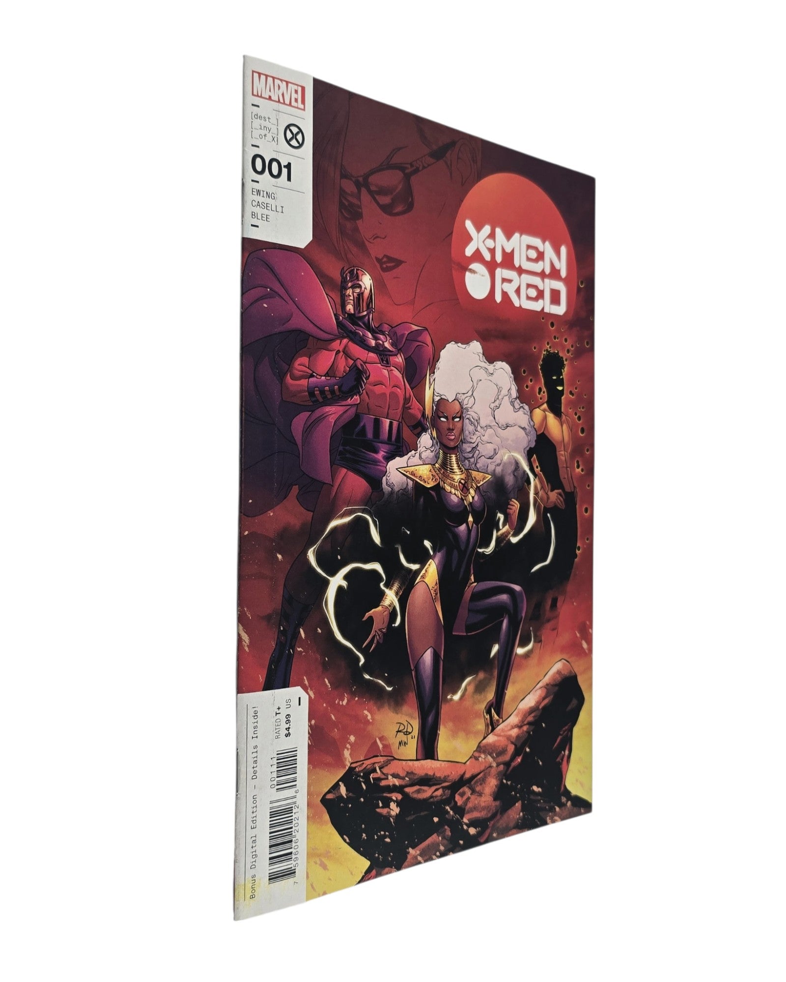X-Men: Red Vol. 2 #1A, Russell Dauterman Cover, Marvel '22 — front cover, spine edge