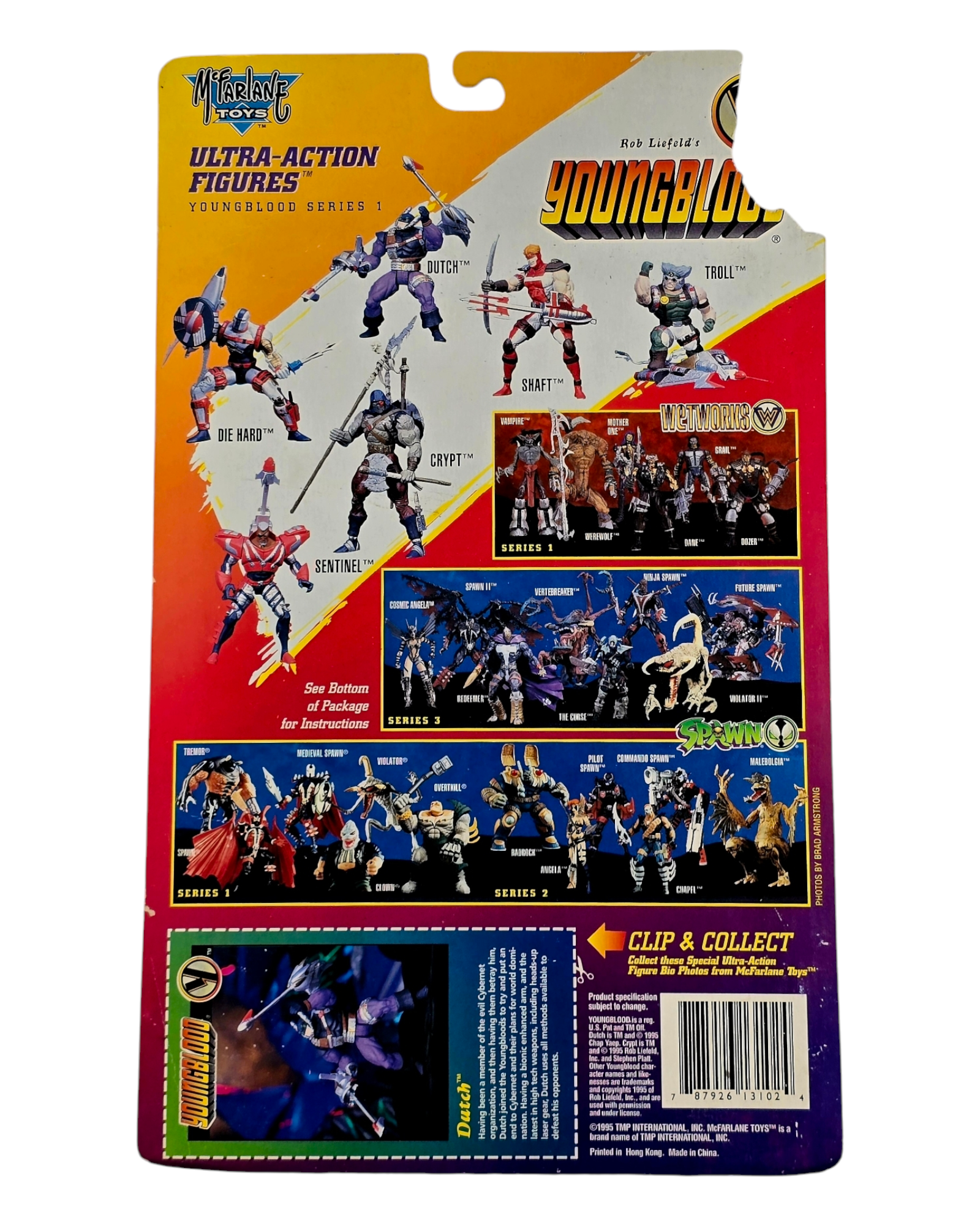 Youngblood Series 1 Dutch, McFarlane Toys '95