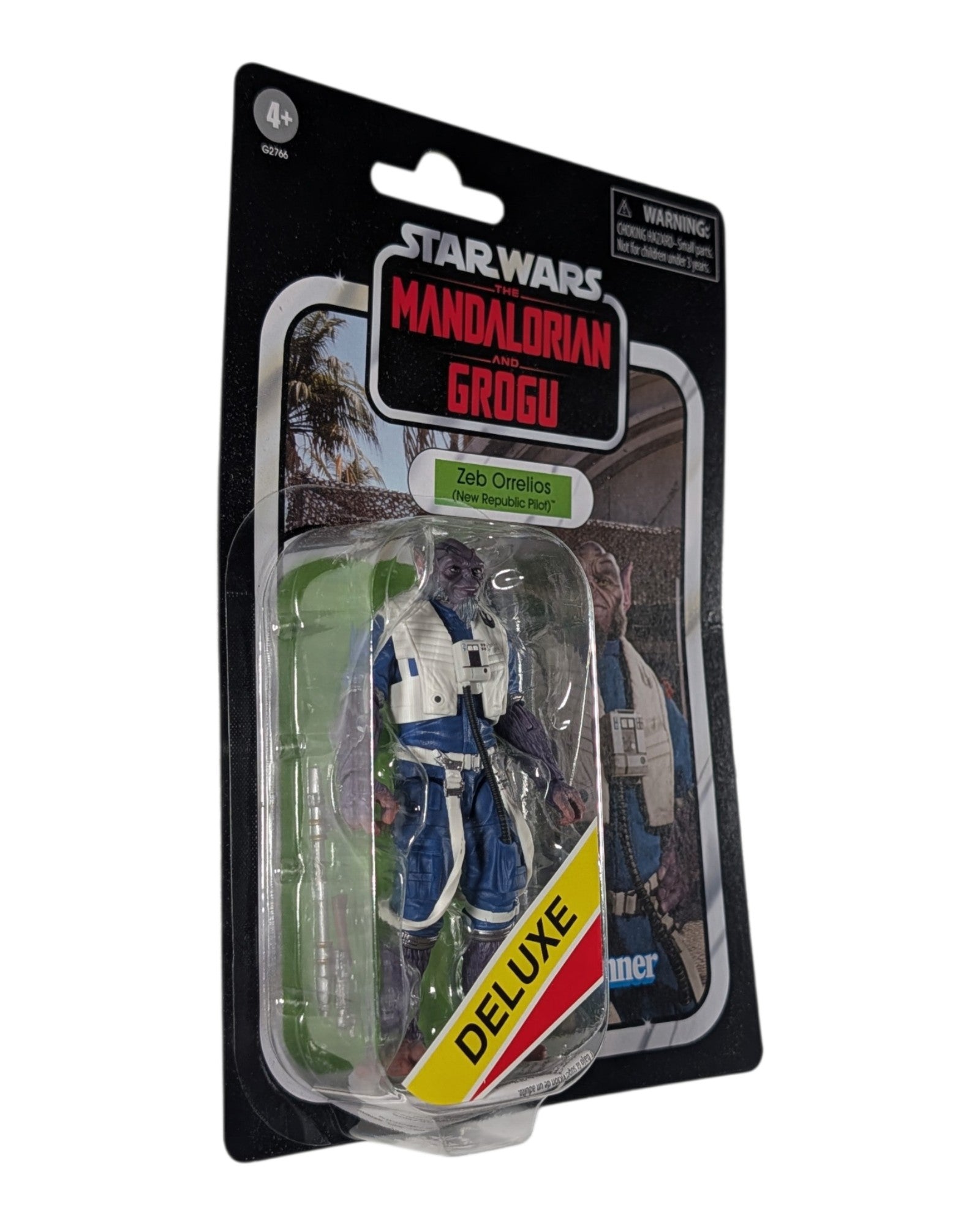Star Wars Vintage Collection Zeb Orrelios (New Republic Pilot), Hasbro '26 — left edge of package