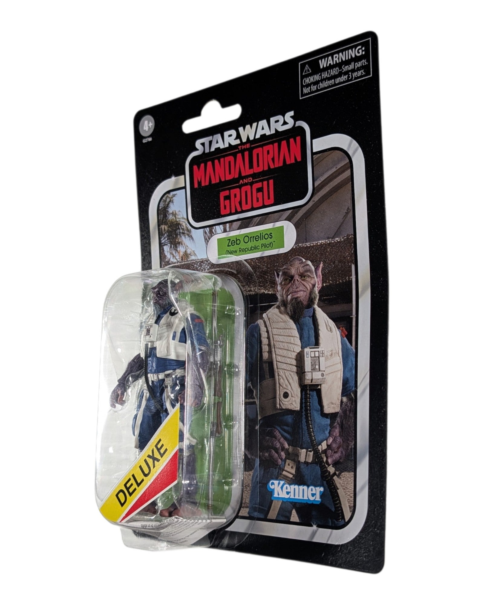 Star Wars Vintage Collection Zeb Orrelios (New Republic Pilot), Hasbro '26 — right edge of package