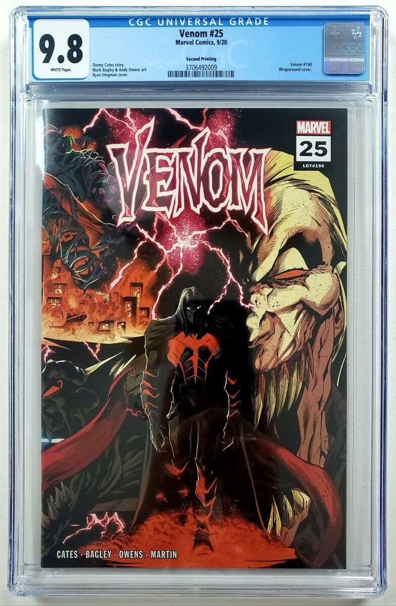 Venom, Vol. 4, #25, 2nd Print, Cameo & Cover Appearance of Codex, CGC 9.8 (09)