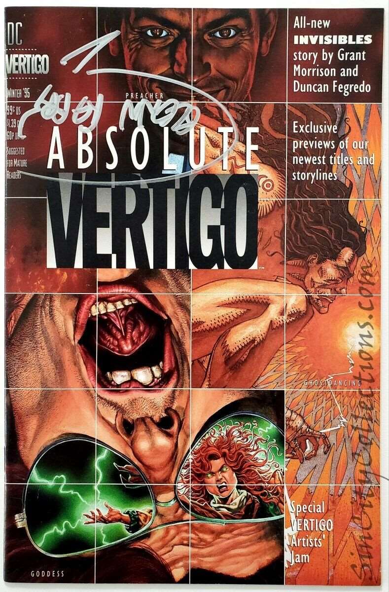 Absolute Vertigo #1, 1st Appearance of Preacher, Signed by Glen Fabry (DC, '15)