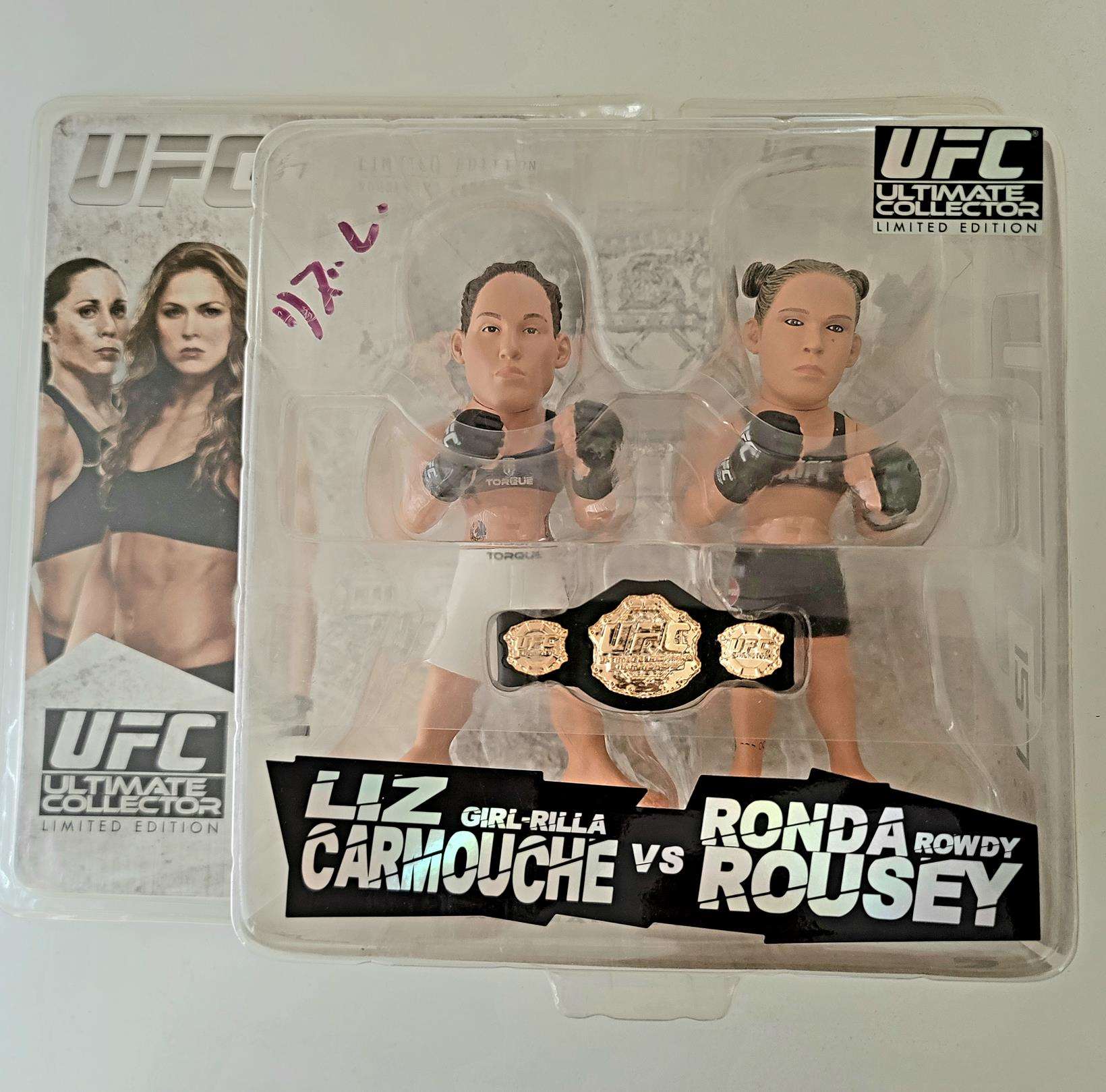 Ultimate Collector Series 14 Ltd Ed 2-Pack UFC 157 Rousey vs Carmouche, Signed